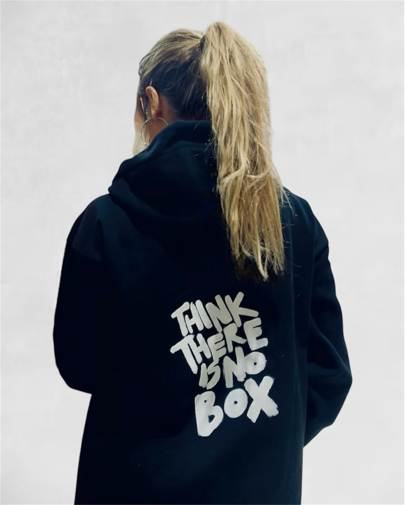 "Think there is no box" sweatshirt