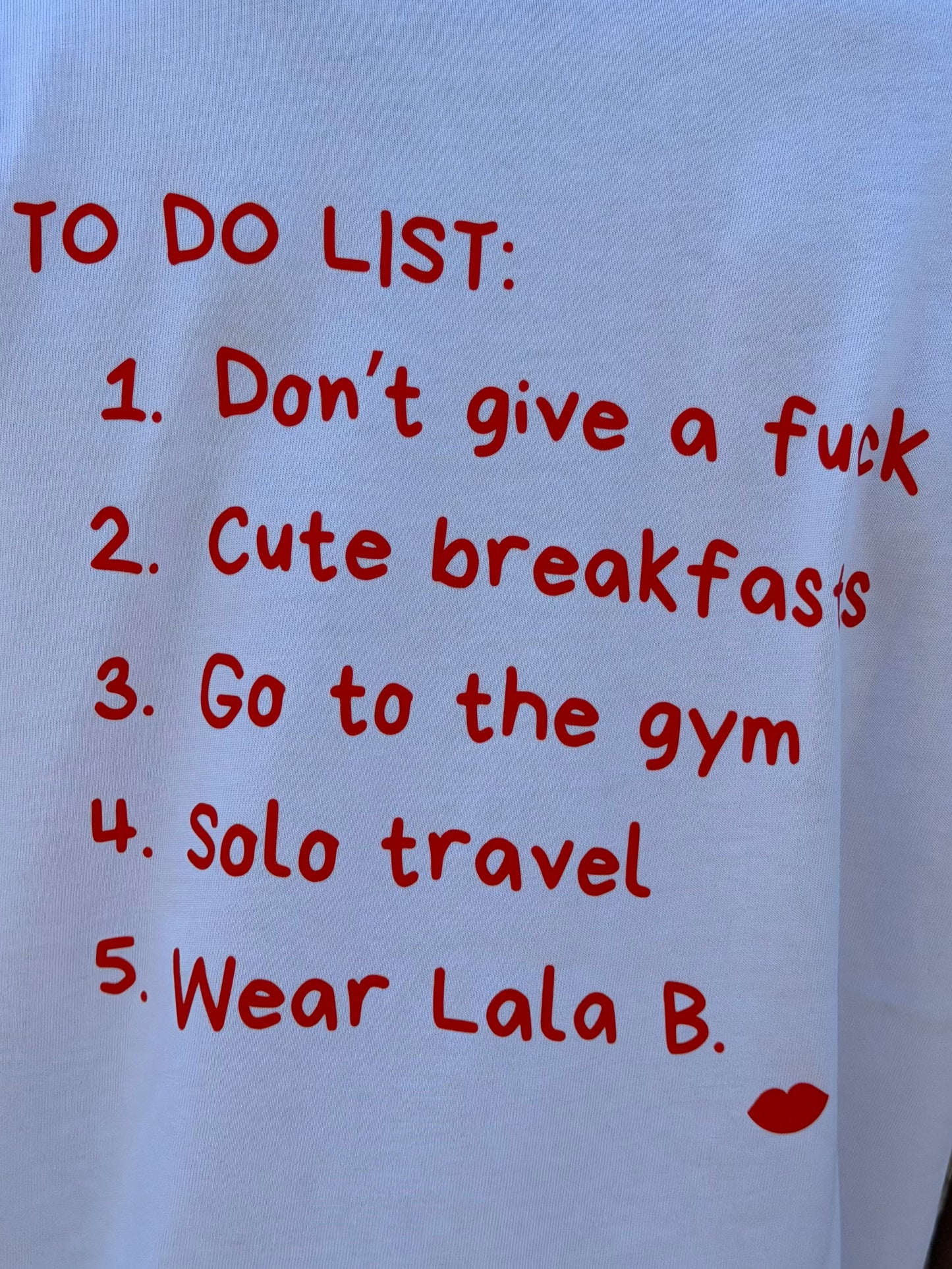 To Do List Tee